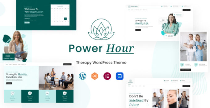 Power Hour - Therapy WordPress Theme