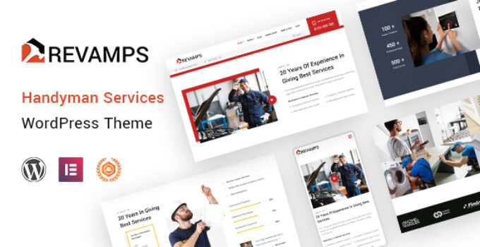 Revamps - Handyman Service WordPress Theme