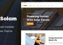 Solam - Solar Panel Installer WordPress Theme