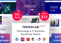 Teknolab - Technology & IT Solutions WordPress Theme