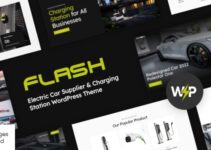 The Flash - Electric Car Supplier & Charging Station WordPress Theme