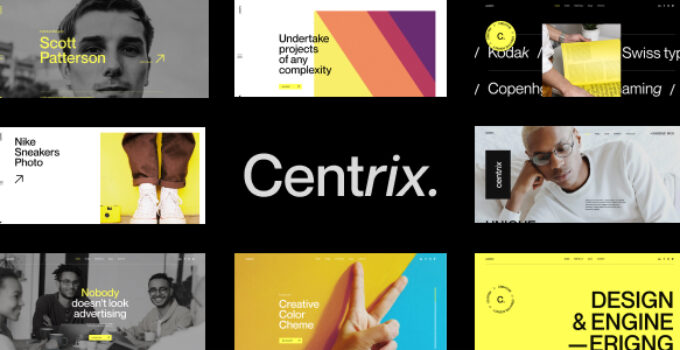 Centrix - Agency & Portfolio WordPress Theme