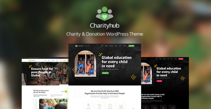 Charityhub | Donation WordPress Theme