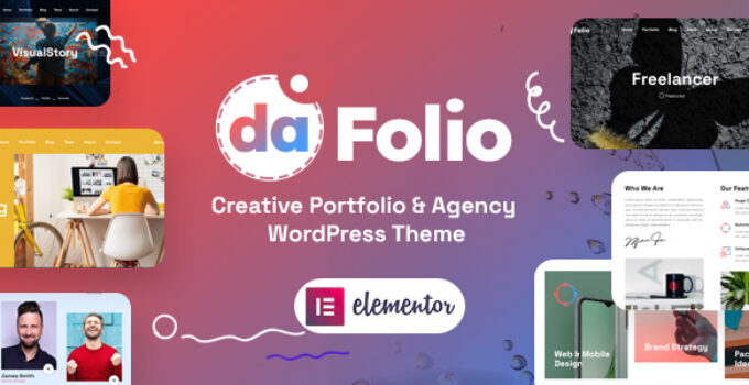 Dafolio - A Portfolio WordPress Theme