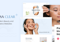 Derma Clear - Beauty Cosmetics & Skincare Theme