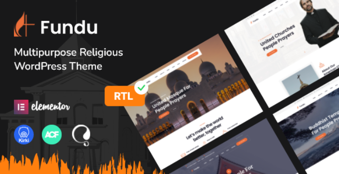 Fundu - Religious WordPress Theme