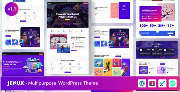 Jenux | Multipurpose WordPress Theme