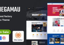 Megamau – Industry and Factory WordPress Theme