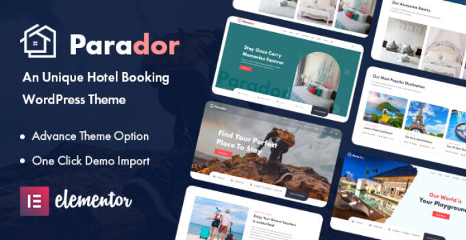 Parador - Hotel Booking WordPress Theme