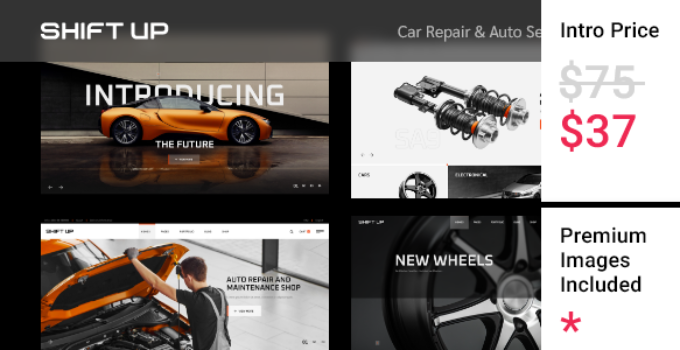 ShiftUp - Car Repair & Auto Services Theme
