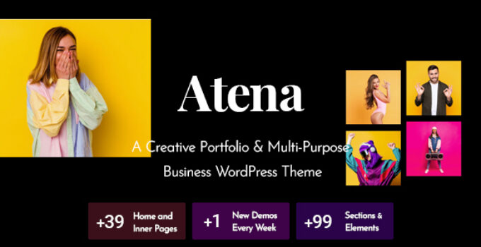 Atena - A Creative Portfolio WordPress Theme