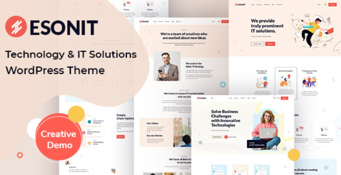Esonit - IT solutions WordPress Theme