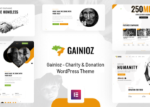 Gainioz - Charity & Donation WordPress Theme