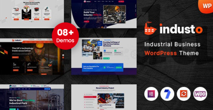 Industo - Industrial Industry & Factory WP