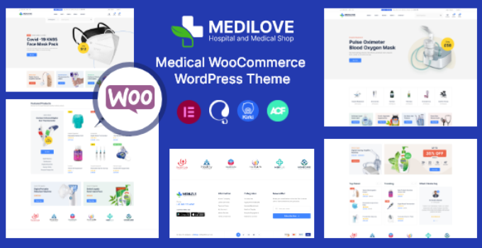 Medilove - Medical Equipment WooCommerce WordPress Theme + RTL