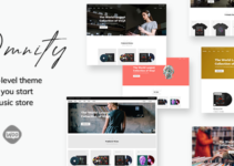Omnity - Music Store WordPress Theme