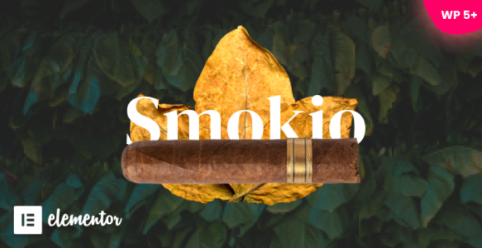 Smokio - Tobacco Store & Hookah Bar WordPress Theme