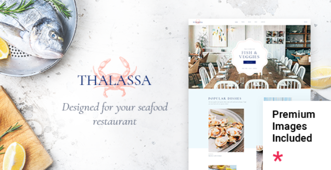 Thalassa - Seafood Restaurant Theme