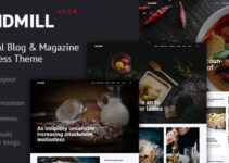 WindMill - Personal Blog & Magazine WordPress Theme