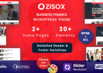 Zisox - Business Finance WordPress Theme