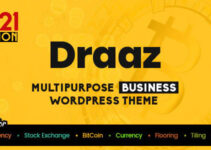 Draaz - Cryptocurrency and Flooring Multipurpose Business WordPress Theme
