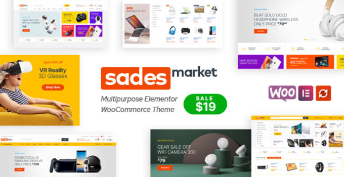 SadesMarket - Multipurpose WordPress Theme