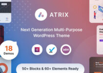 Atrix - Creative Multipurpose WordPress Theme