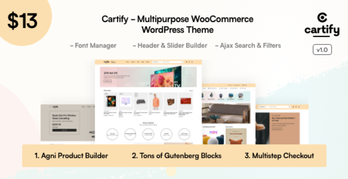 Cartify - Multipurpose WooCommerce WordPress Theme