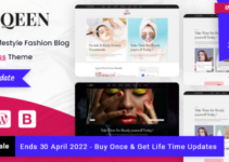 Qeen - Fashion Blog WordPress Theme