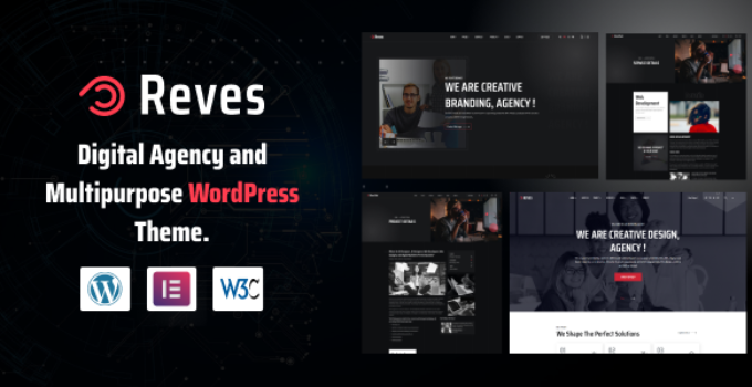Reves - Software and Digital Agency WordPress Theme