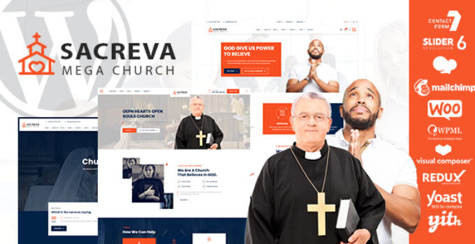 Sacreva Church & Nonprofit WordPress Theme
