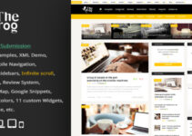 The Frog = Creative News / Blog Magazine & Front-end Submission WP Theme