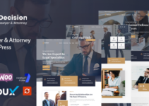Decision - Law & Lawyer WordPress Theme