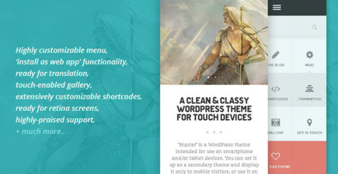 HUNTER - A clean & classy WordPress theme
