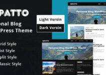 Impatto - Personal Blog WordPress Theme.