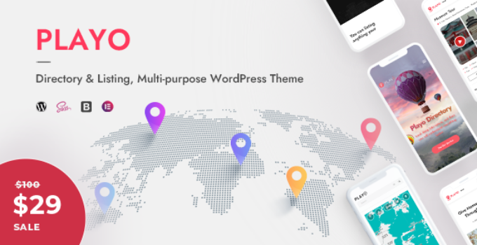 Playo - Directory & Listing, Multi-purpose WordPress Theme