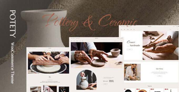 Potety – Ceramic & Pottery WooCommerce Theme