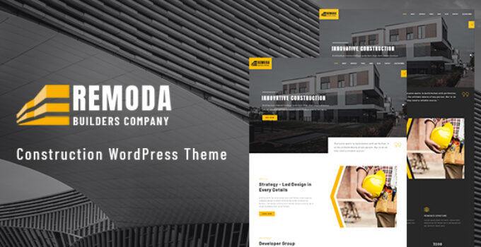 Remoda - Construction WordPress Theme