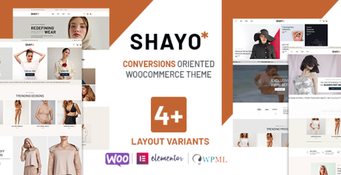 Shayo | Fashion & Apparel WooCommerce Theme