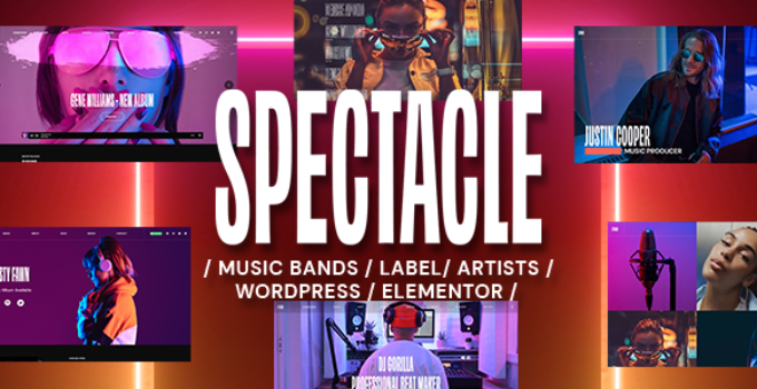 Spectacle - Music WordPress Theme