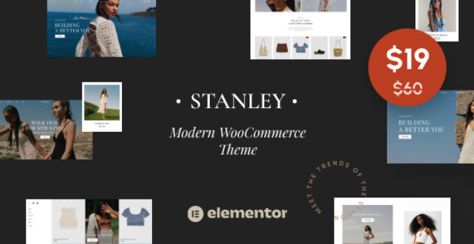 Stanley – Modern Fashion WooCommerce Theme