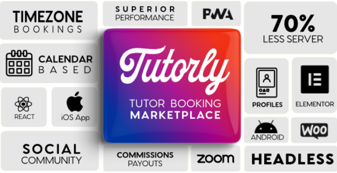 Tutorly | Booking Marketplace WordPress Theme