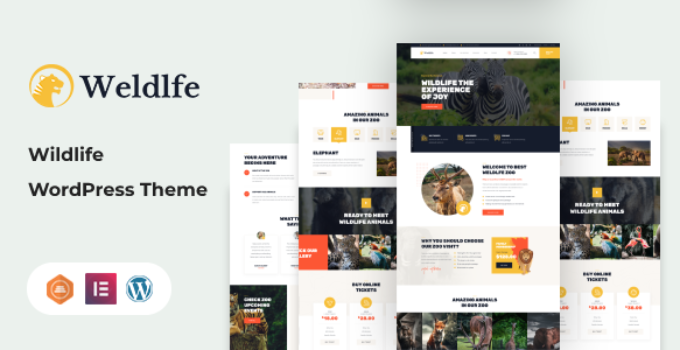 Weldlfe - Wildlife WordPress Theme