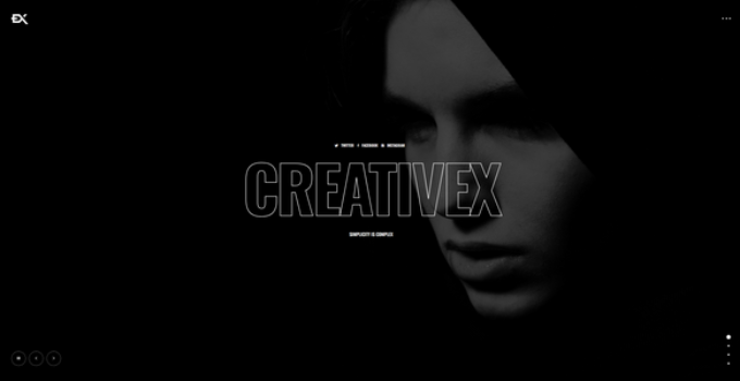 Creativex - A Bold Portfolio WordPress