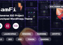 GamFi - IGO Launchpad WordPress Theme