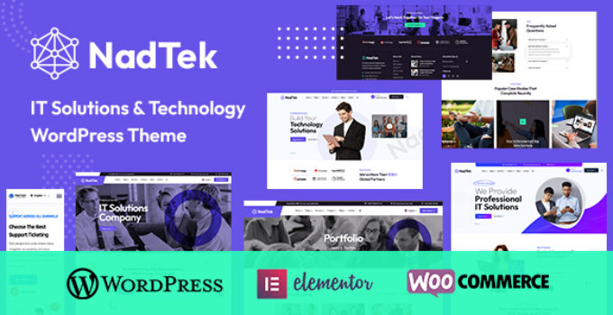 NadTek - IT Solutions & Technology WordPress Theme