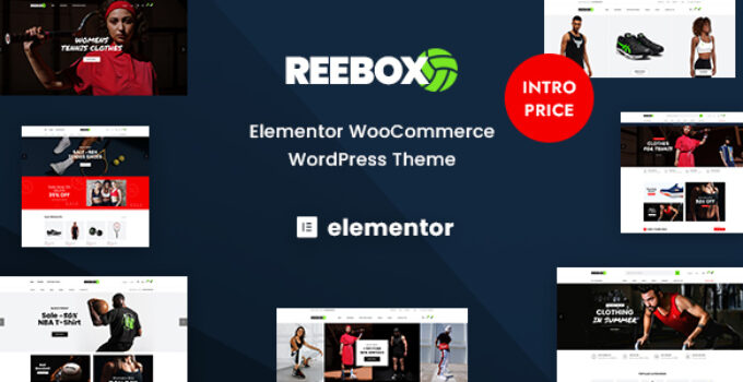 Reebox - Elementor WooCommerce WordPress Theme