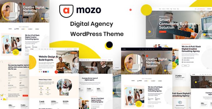 Amozo - Digital Agency WordPress Theme