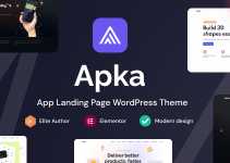 Apka - App Landing Page WordPress Theme