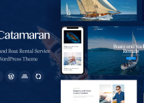 Catamaran - Yacht Club & Boat Rental WordPress theme